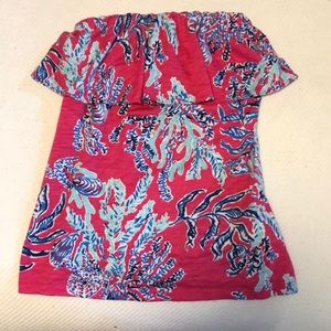 Lilly Pulitzer Tube Top Size Small
